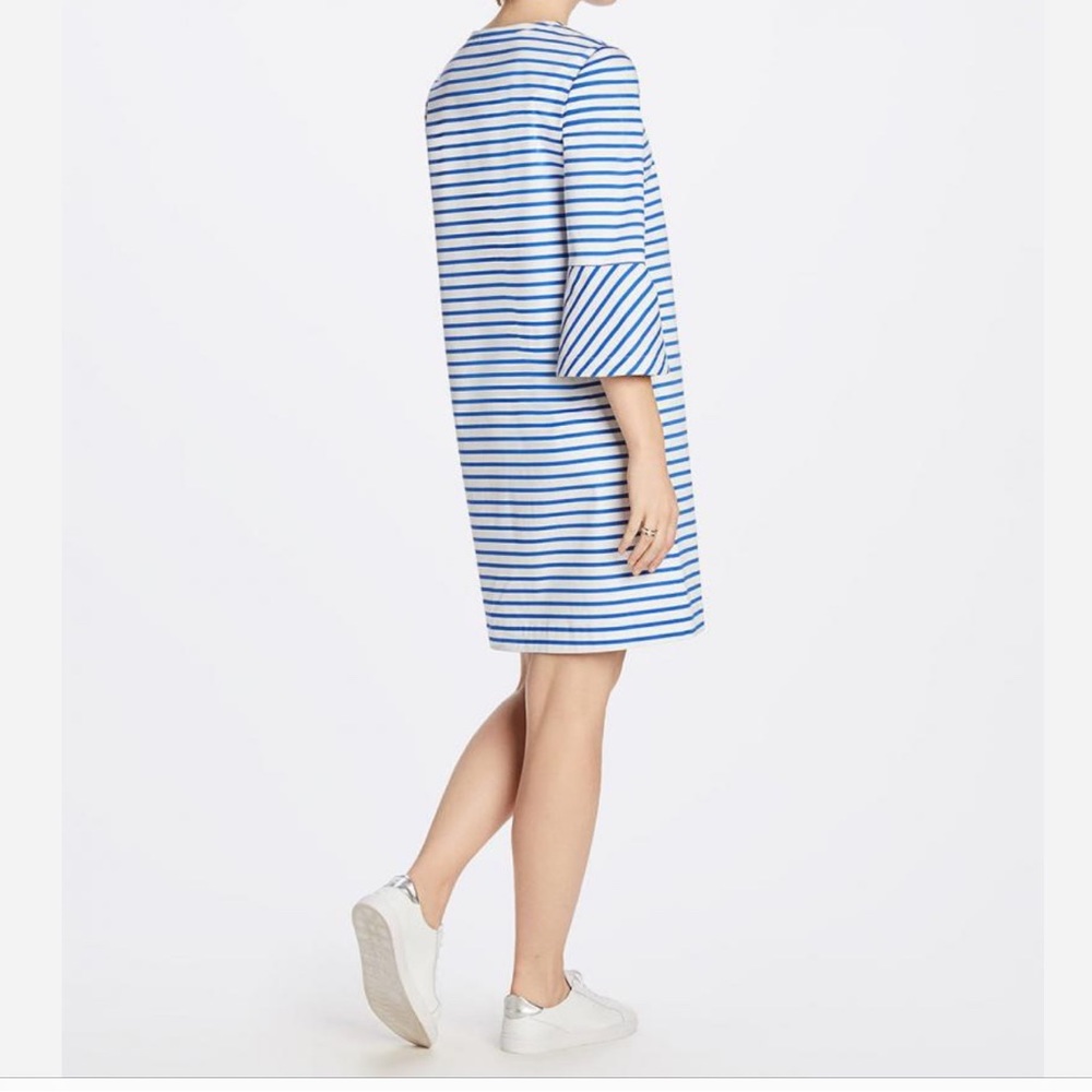 Draper James Sailor Stripe Ruffle Shift Dress - Picture 4 of 11